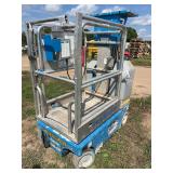 Genie GR15 vertical man lift, row:9
