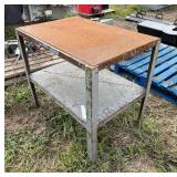 Steel work bench, row:5