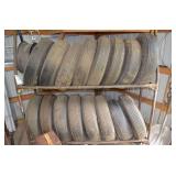 tires and tire rack