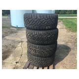 (4) Tires 33x12.50R20LT