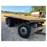 Large Homemade sod field wagon