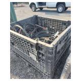Plastic Tote of Belts