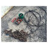 Log Chain, Grease Gun, & Hydraulic Fittings