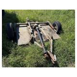 Trailer type rotary mower, 5 ft.