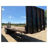 1999 Wabash 40 ft Trailer with Palfinger Crayler Forklift