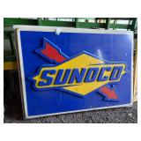 (2) Large Sunoco Signs