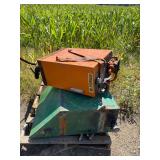 Truck combination fuel and hydraulic tank