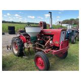 Farmall 140 Tractor with cultivator and fertilizer applicator