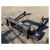 Round Bale Unroller, Universal quick attach, Hydraulic drive