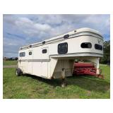 1990 Kiefer 2 horse trailer, row:2