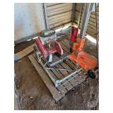 M & K tile saw, bldg:locked