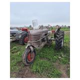 1950 Silver King 42 3-wheel tractor, row:7