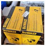 (2) DeWalt 3/8 x 50ft auto retracting steel hose reel, bldg: green