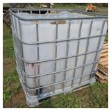 IBC tote filled with firewood, row:8