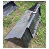 Swict 72" skid steer bucket, row:8