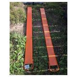 76" pallet fork extenders, row:8