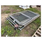 (2) Dog pens 6' x 8' x 4' with connectors, row:5