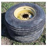 Set of 9.5L-14 rims and tires, row:8