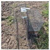 (3) Live trap animal cages, row:4