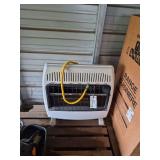 30,000 BTU natural gas heater, bldg:locked