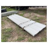(50) Sheets of steel siding/roofing 12