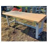 Butcher Block Work bench, row:11