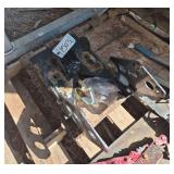 Western Snow plow mounting brackets & Voyager rear back up camera with LED low light assist, bldg:green