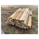 4' x 4' Decorative wood post, row:6