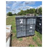 (12) Totes 24' x 22' x 14', row:5