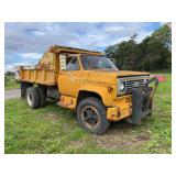 1984 Chevy C6000 dump truck, K, row:1