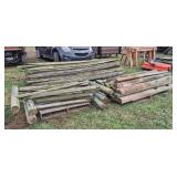 Approx. 1 arch of split rail fencing, row:10