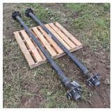 (2) Axles, row:8