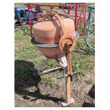Small electric cement mixer 1/2 hp., row:4
