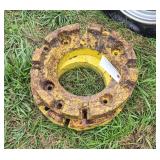 Set of John Deere rear wheel weights, row: 10