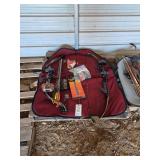 (2) Bear compound bows with accessories, bldg:locked