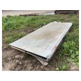 (5) 4' x 10' cement board paneling, row:6