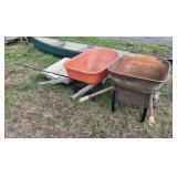 (3) Wheel barrows, row:5