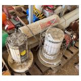 Ready heater, propane, salamander heater, (2) kerosene heaters bldg:green