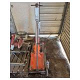 Milwaukee Core Drill motor on a Norton Drill rig, bldg:locked