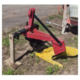 Single bottom plow 3 point, row:4