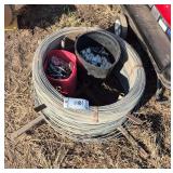 (2) Rolls of High Tensile Wire on Spool