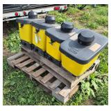 (4) John Deere Insecticide boxes, row:8