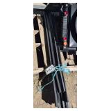 (13) pieces 1" x 1" x 54 1/2" of square tubing, bldg:green