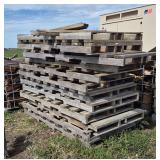 (12) Pallets of 7'4' L x 3'7' W, row:6
