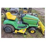 John Deere LT166 Riding Lawn mower, K, row:10