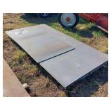 (6) 4x8ft sheet metal, row:11