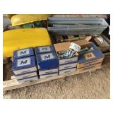 (18) Box of 3/4 x 3' bolts- (20) per box, & (4) boxes of 1 1/8 x 6' bolts- (5) per box, bldg:Green