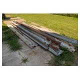 Misc length pile of guardrail