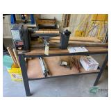 Craftsman 12 inch Wood Lathe with Stand and tools