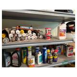 Caulk, Drywall putty, Mosquito fogger, paint thinner, solvents and lubricants